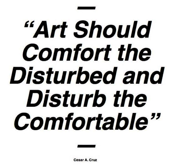 art-should-disturb